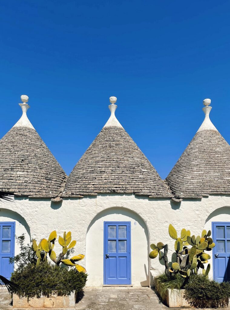 View on Alberobello Trulli